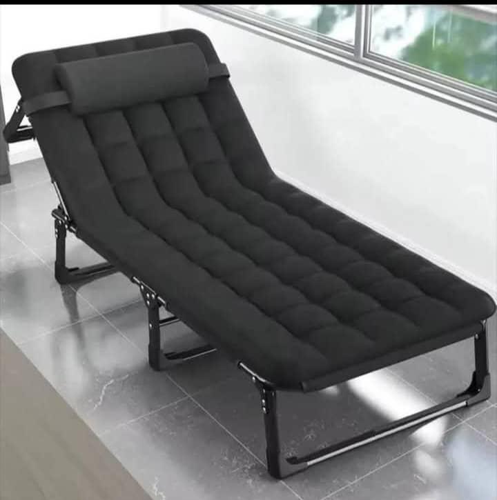 Lit pickot pliable avec mousse ,cadre en métal, Lit orthopédique, multifonctionnel réglable, solide,  transporter facilement, Lit rembourer, 150kg